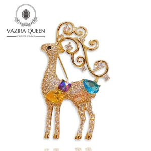 VQ Elk Brooch